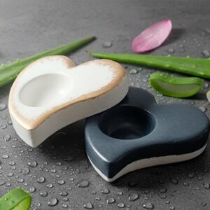 Heart-Shaped Ceramic Holders